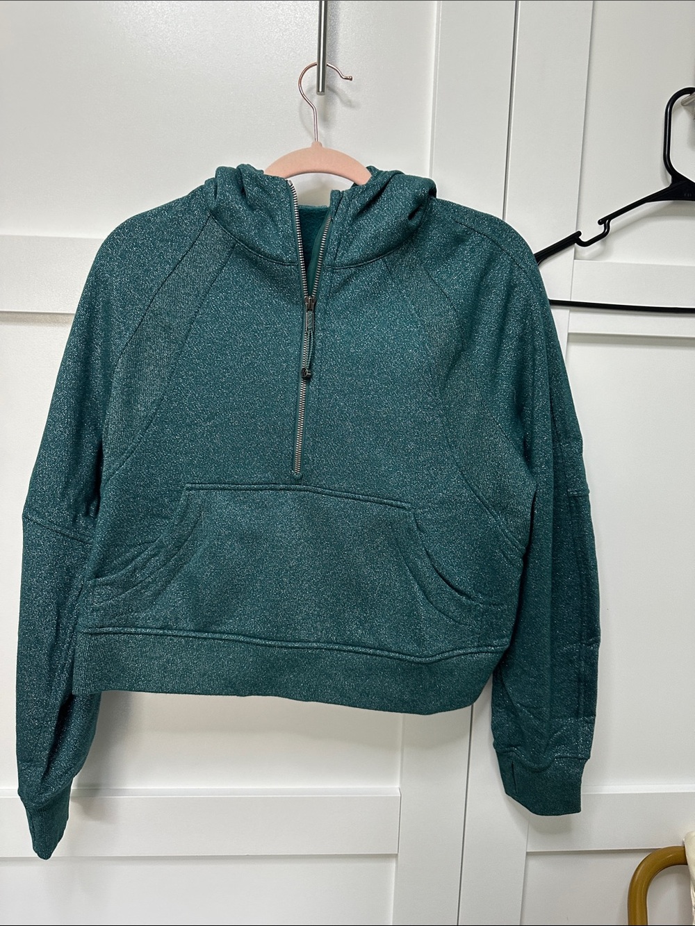 lululemon athletica Teal Half-Zip Hoodie
